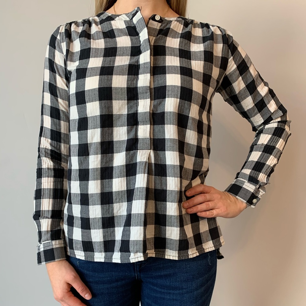 Checkered Button Up - Picture 2 of 3